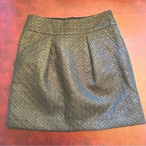 Bronze Gold metallic jacquard skirt ⚜️🏆